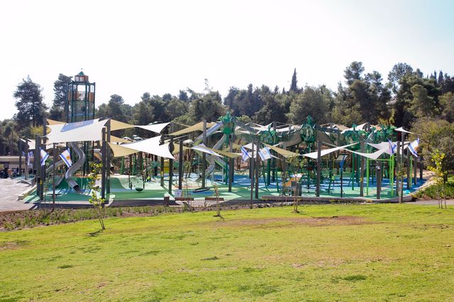 שדרוג גן סאקר בירושלים צילום - ארנון בוסאני