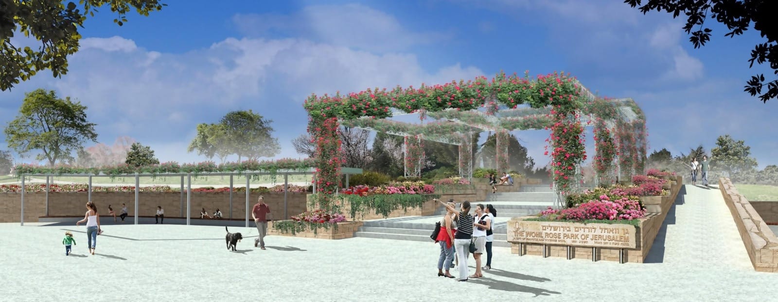 גן הוורדים יהפוך, בעוד שנה וחצי, לאתר תיירות ושוטטות עירוני בהשקעה של כ-60 מיליון שקלים