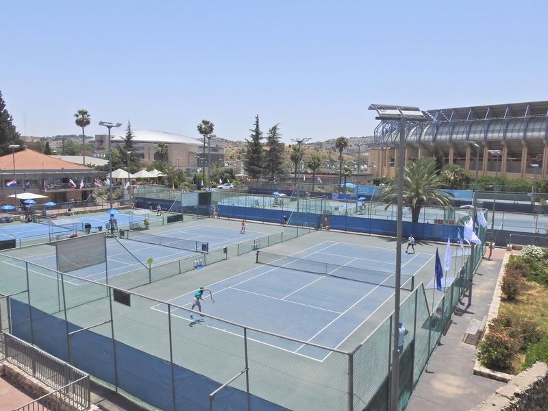 תחרות טניס בינלאומית בירושלים. צילום : איגוד הטניס בישראל