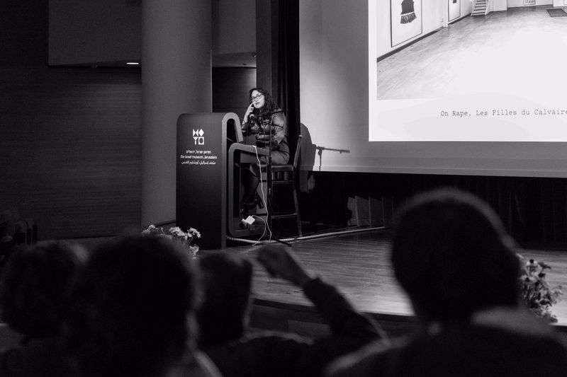 טקס הענקת פרס שפילמן למצוינות מטעם מוזיאון ישראל 2023 בנוכחות הזוכה - האמנית הספרדייה לאיה אבריל