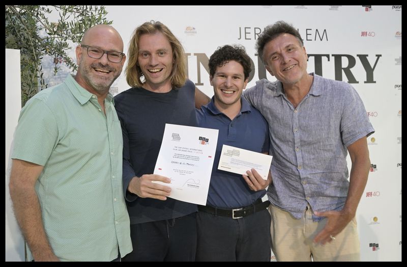 הזוכים האיטלקיים בפרס הראשי של חממת סם שפיגל צילום יוסי צבקר - סם שפיגל