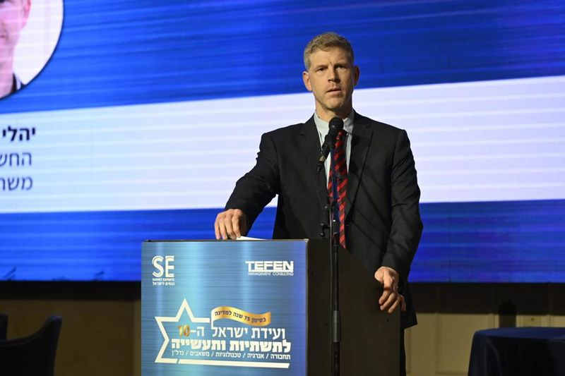 יהלי רוטנברג, החשב הכללי במשרד האוצר בוועידת ישראל לתשתיות. צילום שי פיירשטיין