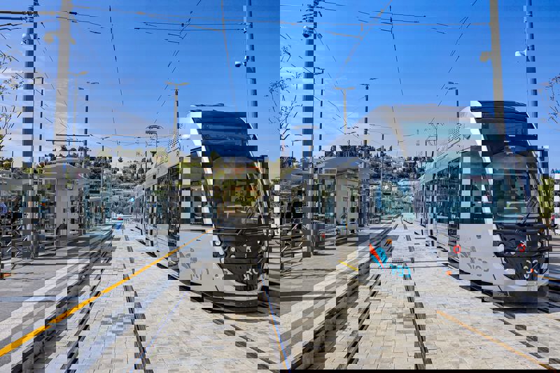 הרכבת הקלה בירושלים . קרדיט צילום - ארנון בוסאני