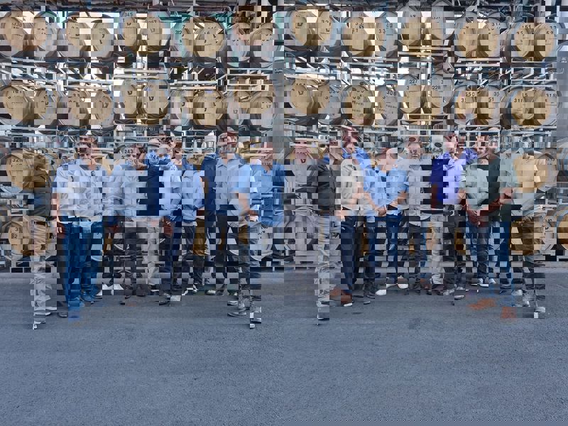 ישיבת ההנהלה החגיגית של תעשייני ירושלים ביקב טפרברג. צילום דן שושני