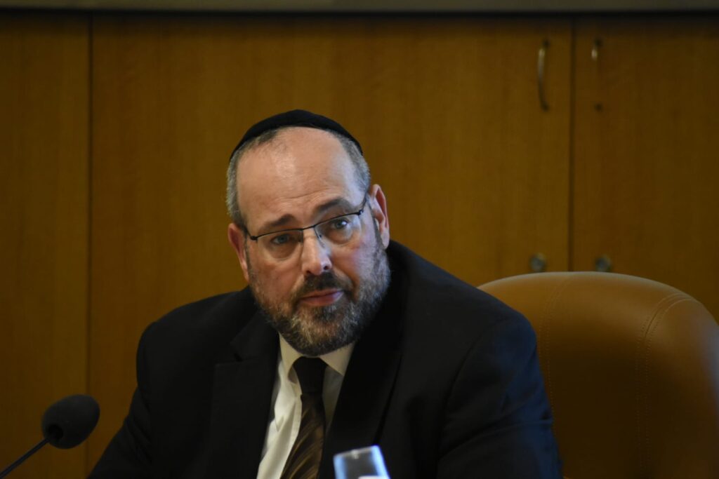 סגן ומ"מ ראש העיר ירושליםאליעזר ראוכברגר. צילום: אריה לייב אברמס