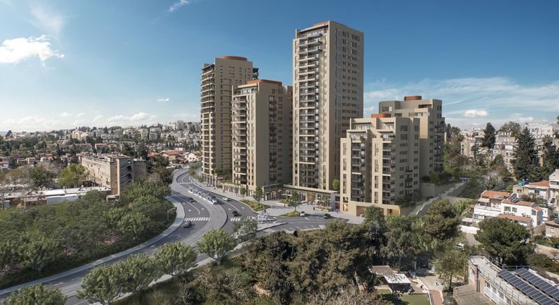 פרוייקט שדרות היובל - אכלוס השלב שני. קרדיט הדמייה: 3DVISION