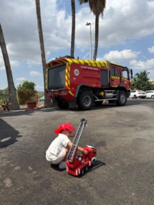דוד בן ה-3.צילום כבאות והצלה לישראל