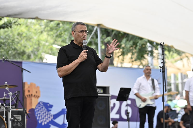 ראש העיר משה ליאון. צעדת ירושלים 2026.. צילום שמואל כהן